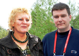 Predsednica opstine Barajevo Branka Savic i Generalni sekretar BCU Marko Procikevic